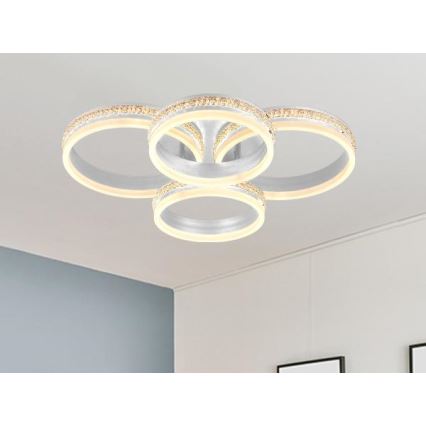 LED dimbare opbouwplafonnière LED/150W/230V 3000-6500K + afstandsbediening