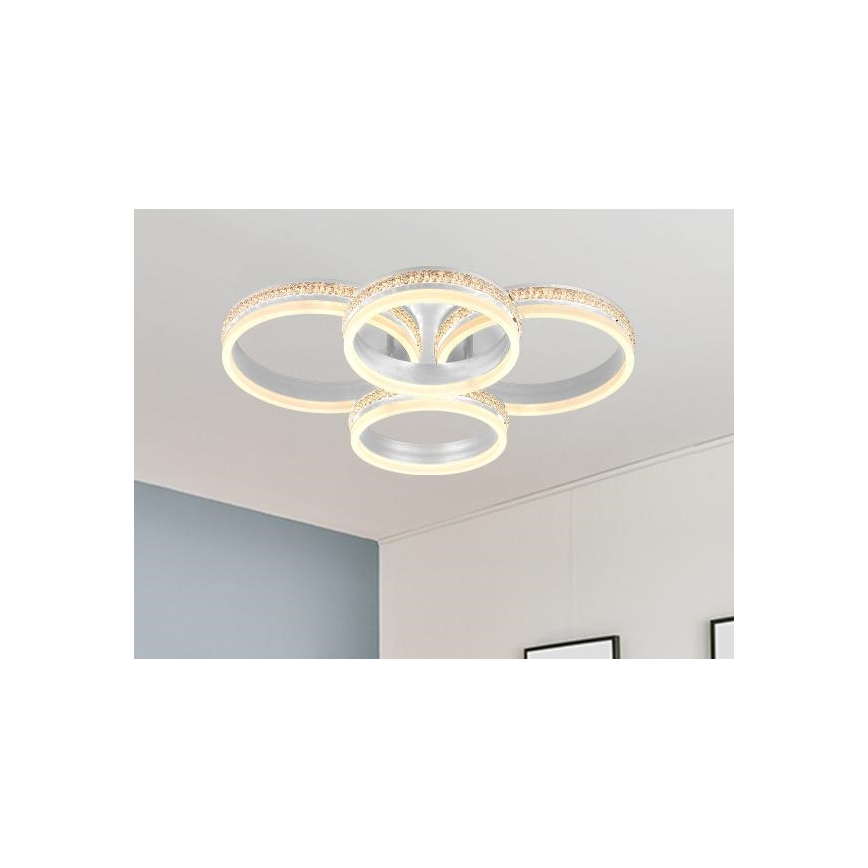 LED dimbare opbouwplafonnière LED/150W/230V 3000-6500K + afstandsbediening