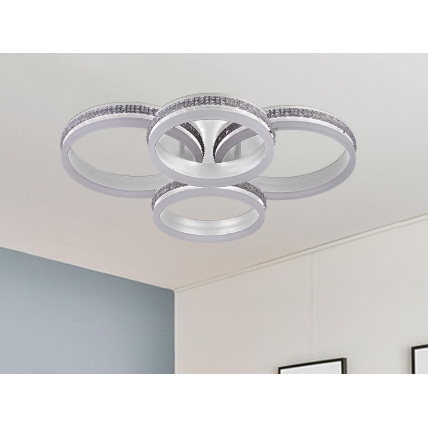 LED dimbare opbouwplafonnière LED/150W/230V 3000-6500K + afstandsbediening