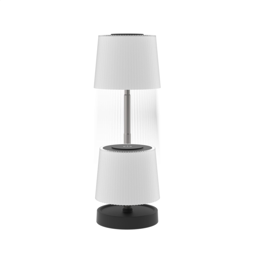 LED-dimbare aanraakgevoelige oplaadbare buitentafellamp LED/2W/5V IP44 1200 mAh grijs
