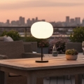 LED dimbare oplaadbare buitentafellamp VENEZIA LED/2W/5V 2700K IP54 4000 mAh zwart
