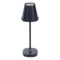 LED Dimbare Oplaadbare Bureaulamp LED/3W/1800 mAh Donkerblauw