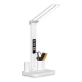 LED-dimbare oplaadbare bureaulamp NOBLITE P LED/5W/5V 3000/4000/6000K 2200 mAh wit