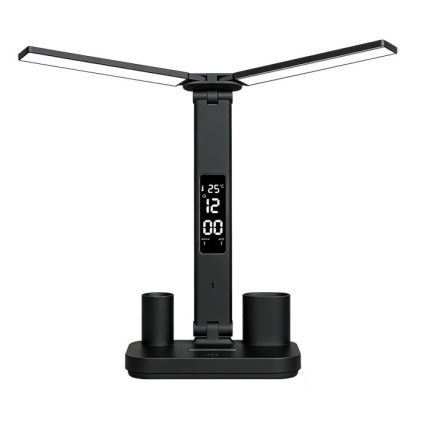Dimbare oplaadbare LED-tafellamp NOBLITE P LED/5W/5V 3000/4000/6000K 2200 mAh zwart