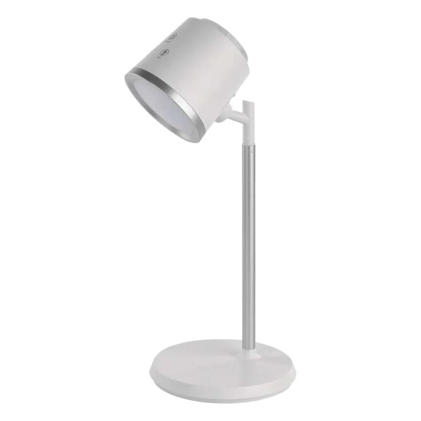 LED Dimbare oplaadbare tafellamp 4in1 LED/6W/3,7V 3000K/4000K/6500K 1500mAh wit
