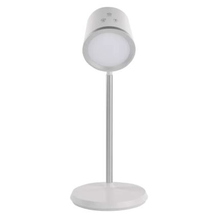 LED Dimbare oplaadbare tafellamp 4in1 LED/6W/3,7V 3000K/4000K/6500K 1500mAh wit