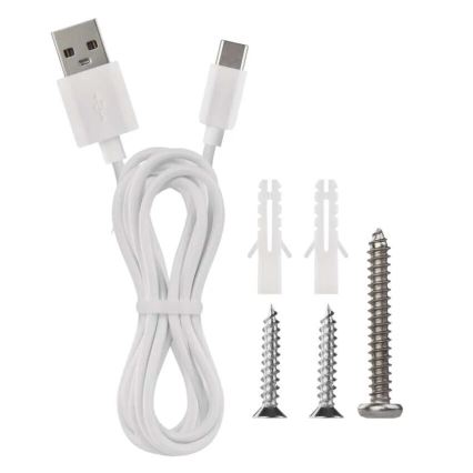 LED Dimbare oplaadbare tafellamp 4in1 LED/6W/3,7V 3000K/4000K/6500K 1500mAh wit