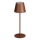 LED Dimbare oplaadbare tafellamp INITA LED/1,2W/1800 mAh IP54 bruin