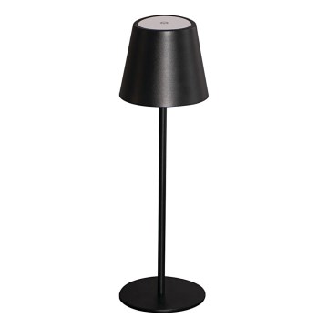 LED Dimbare oplaadbare tafellamp INITA LED/1,2W/1800 mAh IP54 zwart