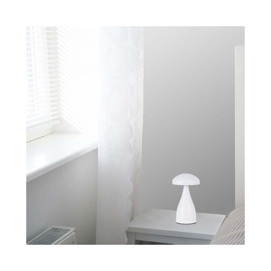 LED Dimbare oplaadbare touch tafellamp LED/1W/5V 3000-6000K 1800 mAh wit
