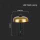 LED Dimbare oplaadbare touch tafellamp LED/3W/5V 3000-6000K 1800 mAh zwart/goud