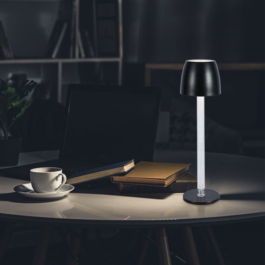 LED Dimbare oplaadbare touch tafellamp LED/3W/5V 3000K 1800 mAh wit