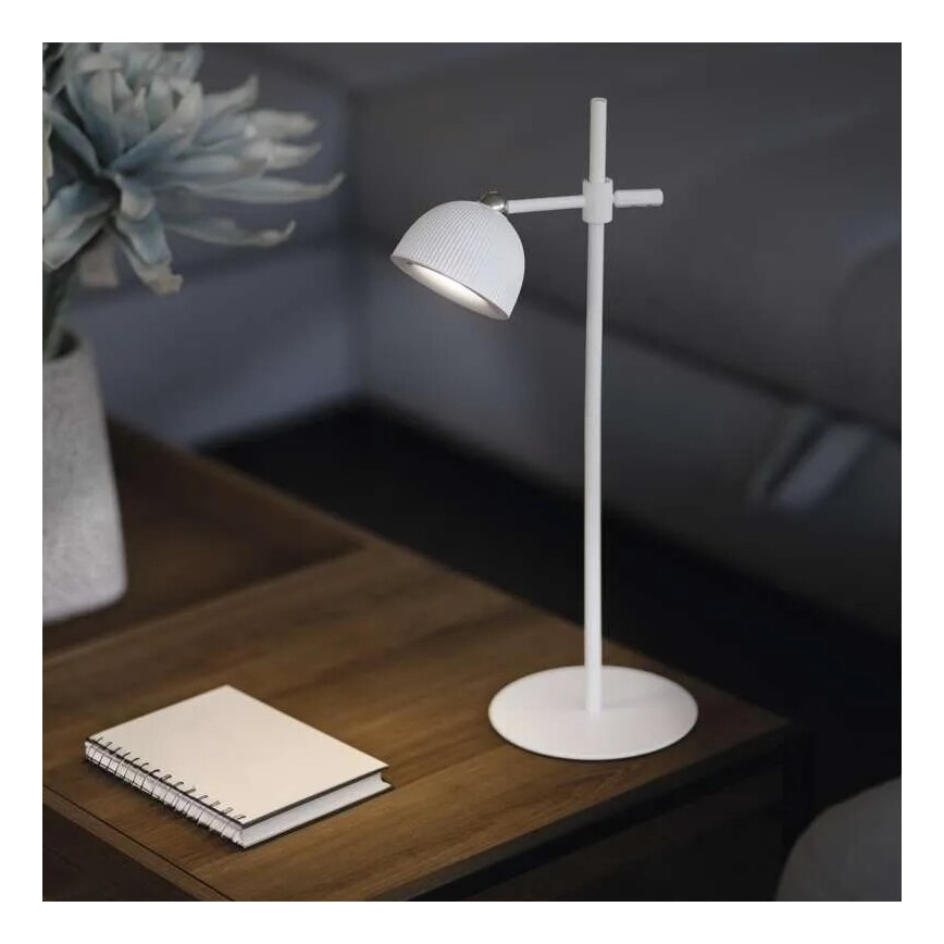 LED Dimbare oplaadbare tafellamp magnetisch 4in1 LED/4,2W/3,7V 4000K 1200mAh wit