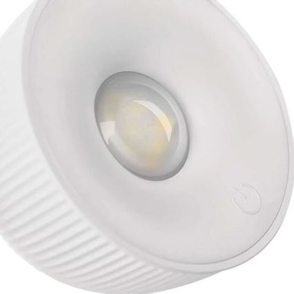 LED Dimbare oplaadbare tafellamp magnetisch 4in1 LED/4,2W/3,7V 4000K 1200mAh wit