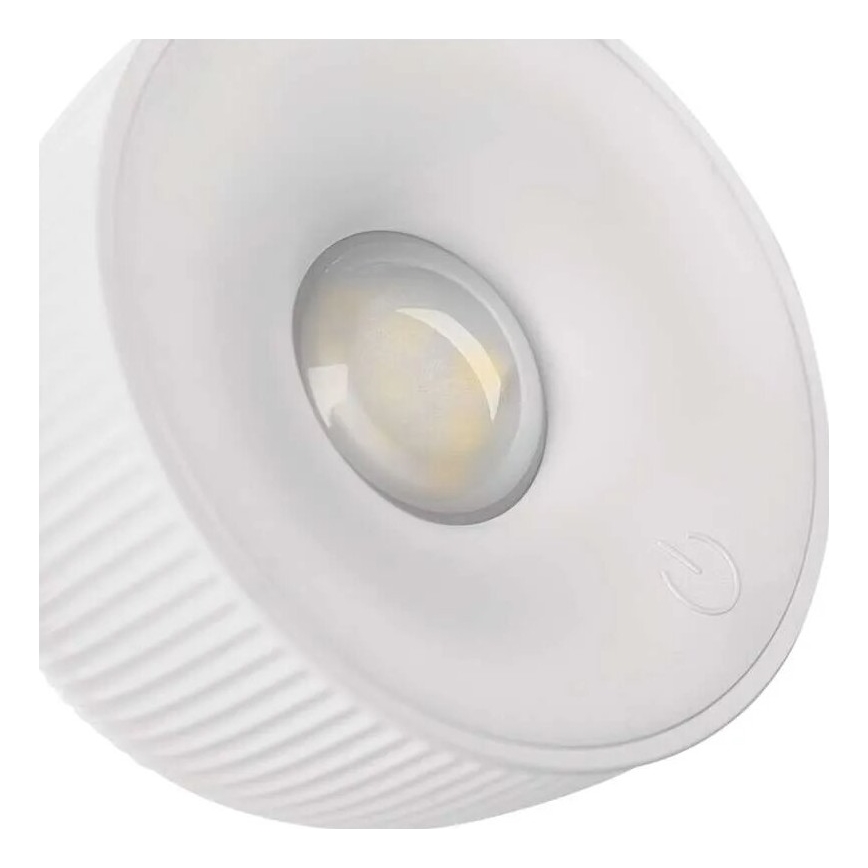 LED Dimbare oplaadbare tafellamp magnetisch 4in1 LED/4,2W/3,7V 4000K 1200mAh wit