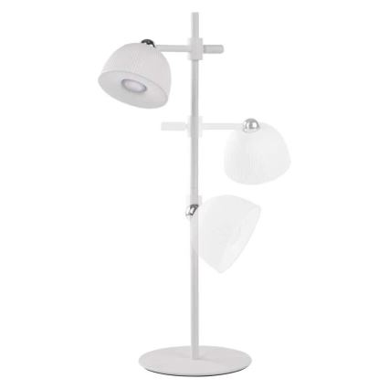 LED Dimbare oplaadbare tafellamp magnetisch 4in1 LED/4,2W/3,7V 4000K 1200mAh wit