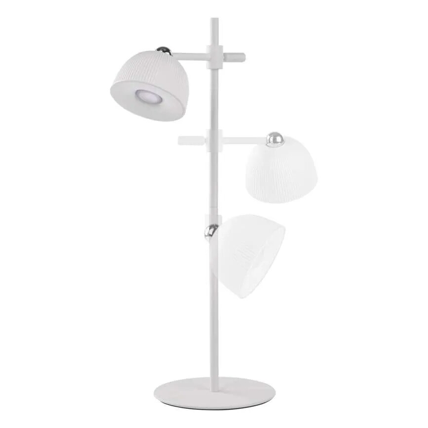 LED Dimbare oplaadbare tafellamp magnetisch 4in1 LED/4,2W/3,7V 4000K 1200mAh wit
