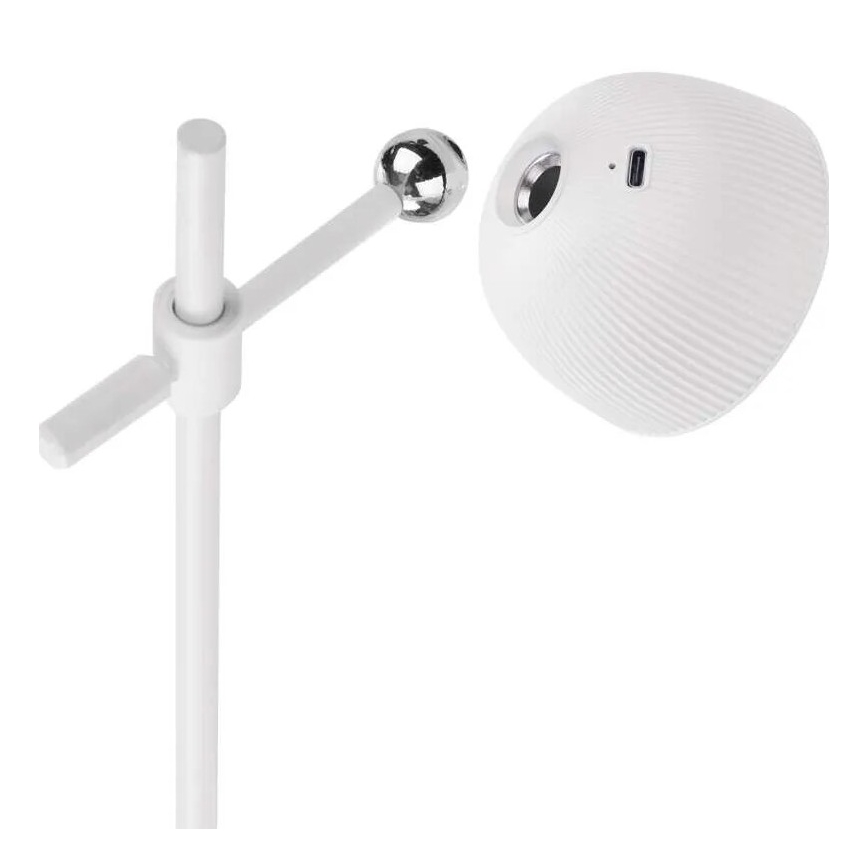 LED Dimbare oplaadbare tafellamp magnetisch 4in1 LED/4,2W/3,7V 4000K 1200mAh wit