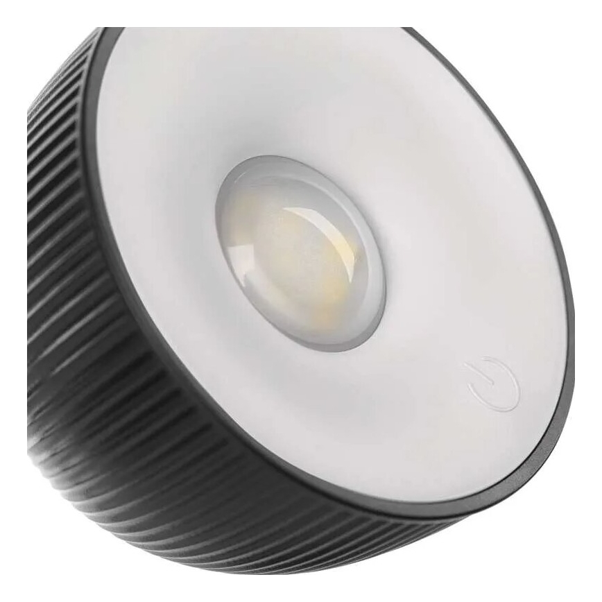 LED Dimbare oplaadbare tafellamp magnetisch 4in1 LED/4,2W/3,7V 4000K 1200mAh zwart