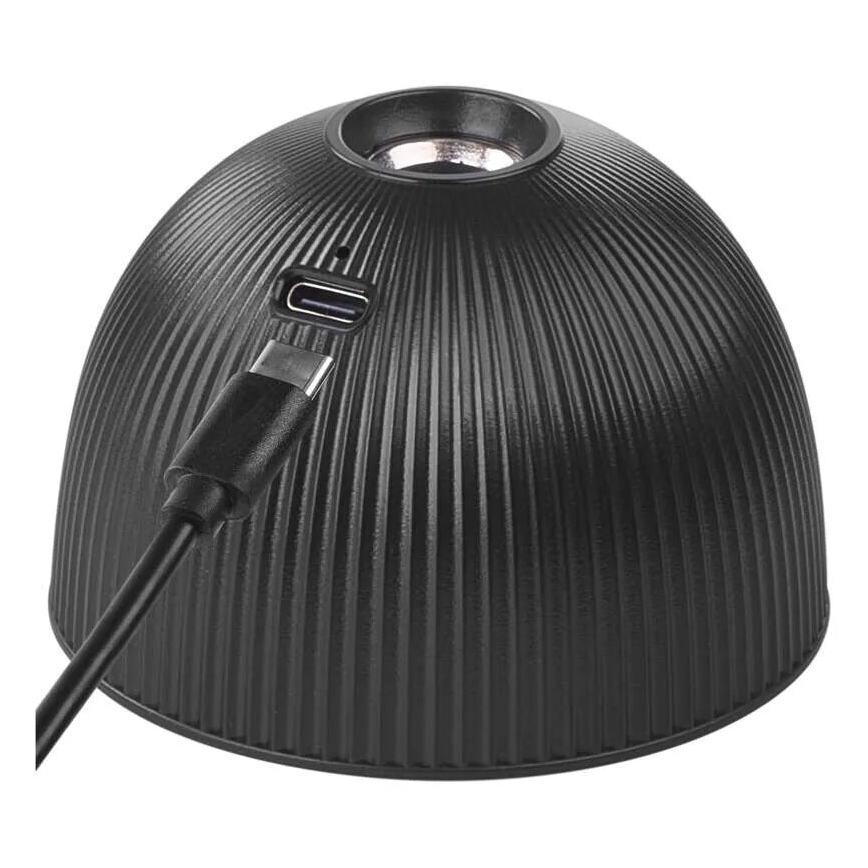 LED Dimbare oplaadbare tafellamp magnetisch 4in1 LED/4,2W/3,7V 4000K 1200mAh zwart