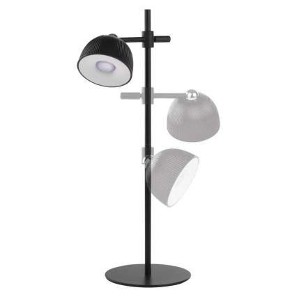 LED Dimbare oplaadbare tafellamp magnetisch 4in1 LED/4,2W/3,7V 4000K 1200mAh zwart