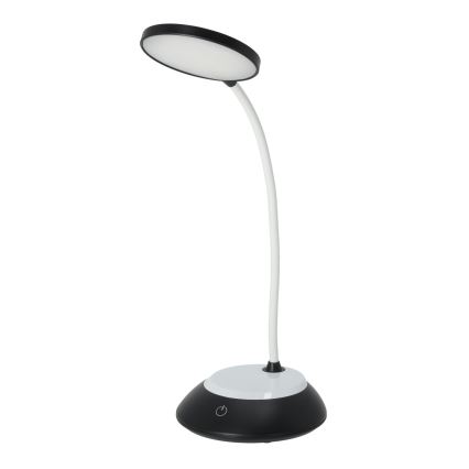 LED Dimbare oplaadbare tafellamp VISUA LED/5W/5V 3000-5000K 1200 mAh zwart