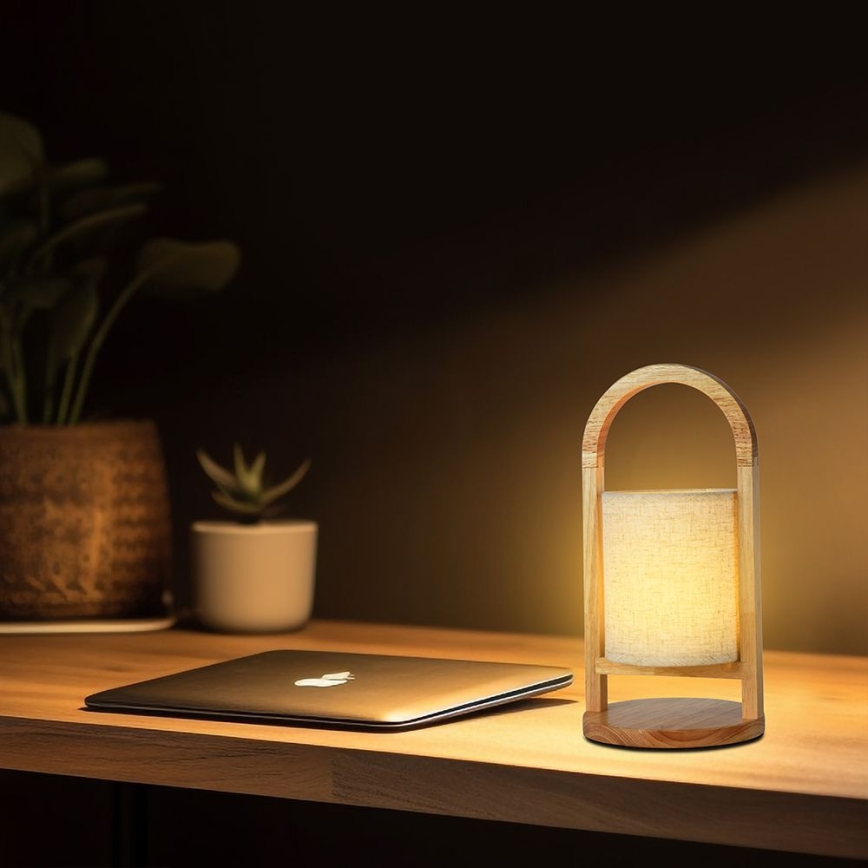 LED Dimbare oplaadbare touch tafellamp LED/1,5W/5V 3000K 1800mAh beige