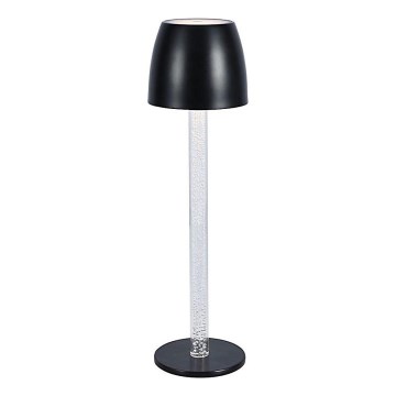 LED Dimbare oplaadbare touch tafellamp LED/3W/5V 3000K 1800 mAh zwart