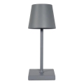 LED Dimbare Oplaadbare Touch Tafellamp TABLO LED/3,5W/5V 5200mAh grijs