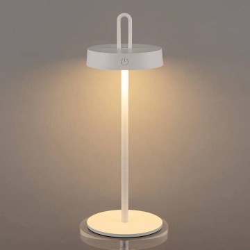 LED dimbare oplaadbare touch-tafellamp voor buiten SHINE LED/1,5W/3,7V 3000 mAh IP44 wit