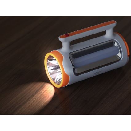 LED Dimbare Oplaadbare Zaklamp 2-in-1 met Powerbankfunctie LED/5W/230V 3500 mAh