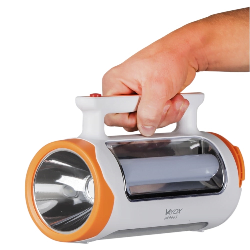 LED Dimbare Oplaadbare Zaklamp 2-in-1 met Powerbankfunctie LED/5W/230V 3500 mAh