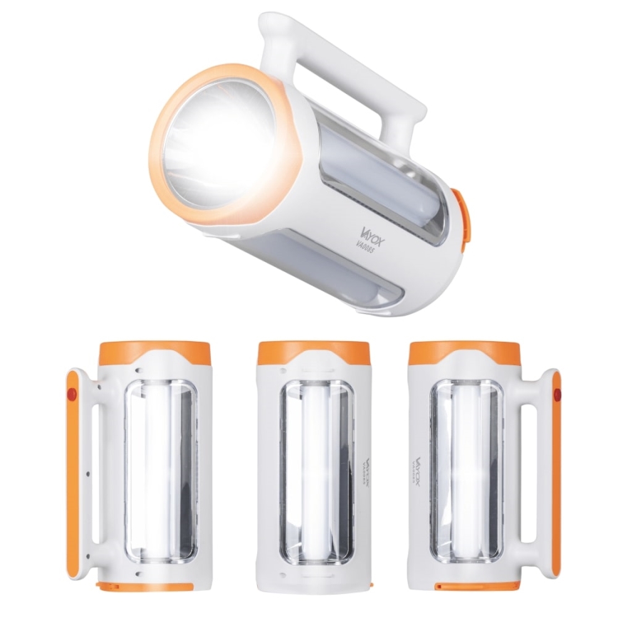 LED Dimbare Oplaadbare Zaklamp 2-in-1 met Powerbankfunctie LED/5W/230V 3500 mAh