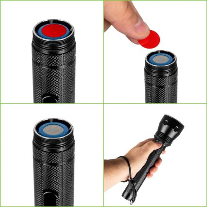 LED Dimbare Oplaadbare Zaklamp LED/20W/5V IPX5 1570 lm 8400 mAh