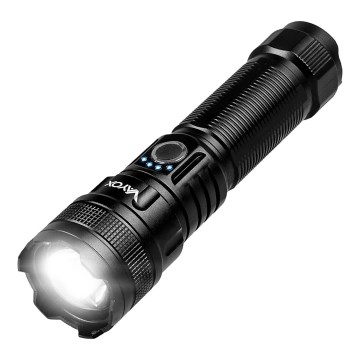 LED Dimbare Oplaadbare Zaklamp met Powerbankfunctie LED/10W/5V IPX4 600 lm 2000 mAh