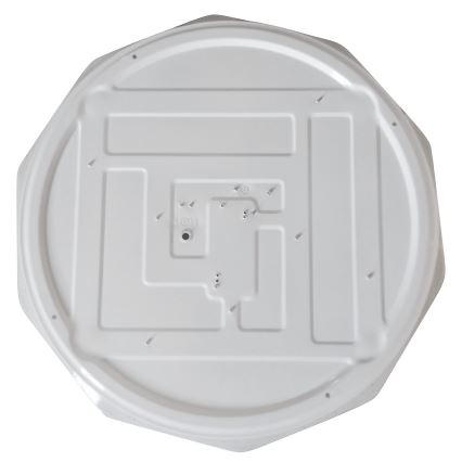 LED-dimbare plafondlamp HEX LED/72W/230V 3000–6000K Ø 50 cm wit + afstandsbediening