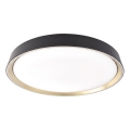 LED dimbare plafondlamp ILVI LED/30W/230V 2700-6500K diameter 40 cm zwart/messing + afstandsbediening