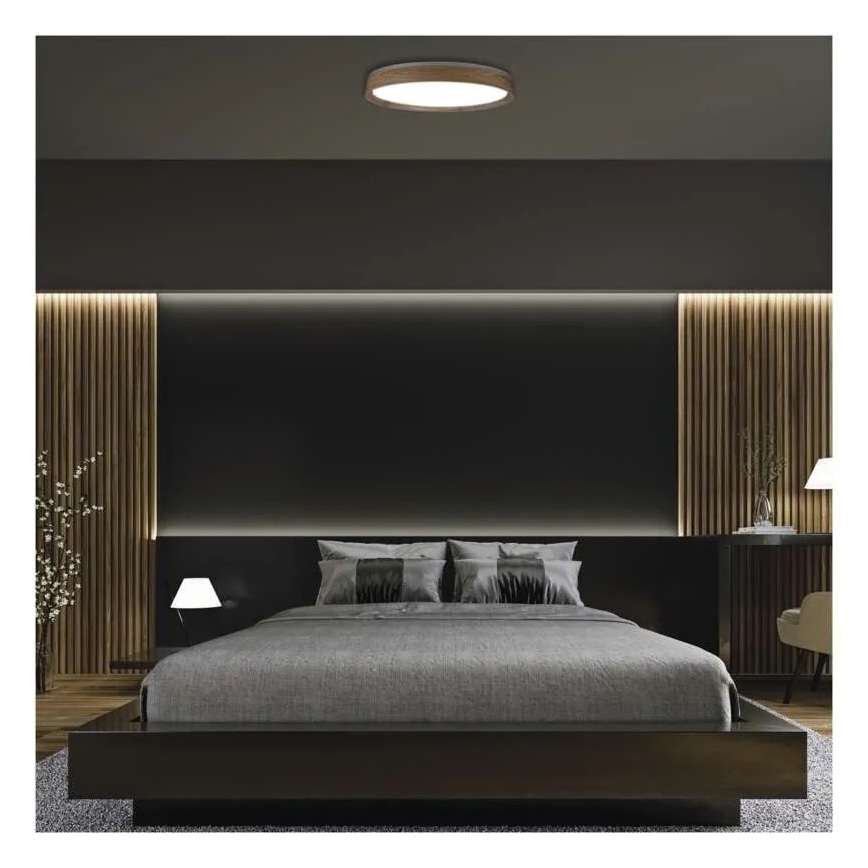 Dimbare LED-plafondlamp ILVI LED/45W/230V 2700-6500K Ø 50 cm beige + afstandsbediening