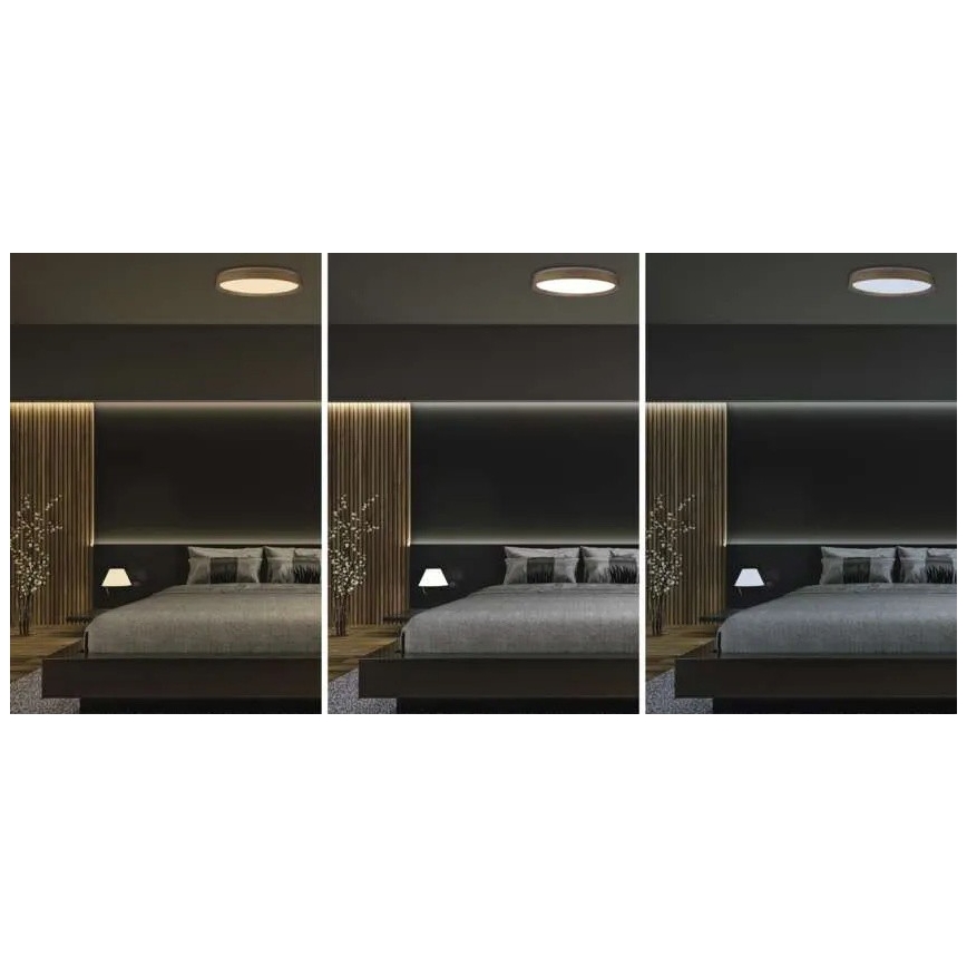 Dimbare LED-plafondlamp ILVI LED/45W/230V 2700-6500K Ø 50 cm beige + afstandsbediening