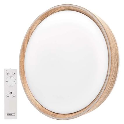 Dimbare LED-plafondlamp ILVI LED/45W/230V 2700-6500K Ø 50 cm beige + afstandsbediening
