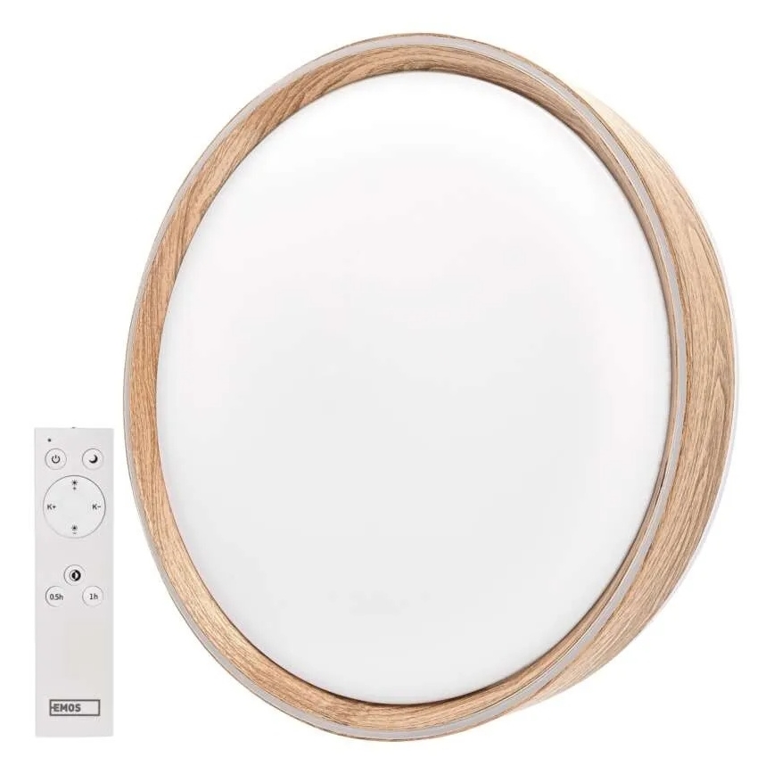 Dimbare LED-plafondlamp ILVI LED/45W/230V 2700-6500K Ø 50 cm beige + afstandsbediening