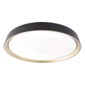 LED-dimbare plafondlamp ILVI LED/45W/230V 2700–6500K Ø 50 cm zwart/messing + afstandsbediening