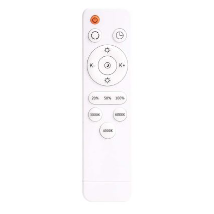 LED Dimbaar Plafondlamp KERN LED/80W/230V 3000-6000K Ø 80 cm zwart + afstandsbediening