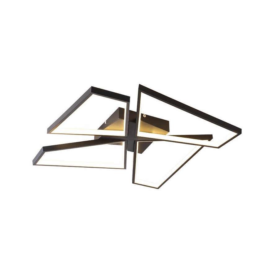 LED Dimbaar Plafondlamp LED/115W/230V 3000-6500K zwart + afstandsbediening