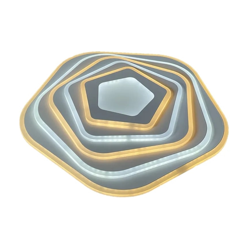 LED Dimbare plafondlamp LED/125W/230V 3000-6500K + afstandsbediening