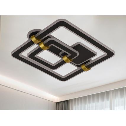 LED dimbare plafondlamp LED/140W/230V 3000-6500K + afstandsbediening