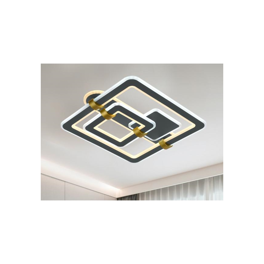 LED dimbare plafondlamp LED/140W/230V 3000-6500K + afstandsbediening