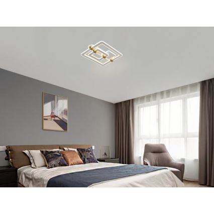 LED-dimbare plafondlamp LED/140W/230V 3000-6500K + afstandsbediening