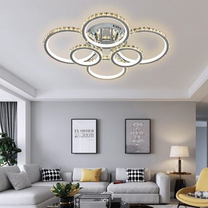 LED Dimbare Opbouwlamp LED/205W/230V 3000-6500K + afstandsbediening