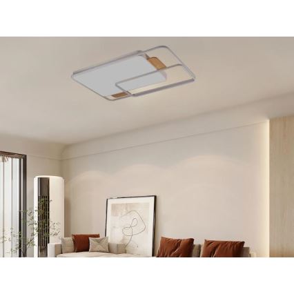 LED dimbare plafondlamp LED/280W/230V 3000-6500K + afstandsbediening